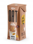 100% vegan Oat Milk drink coffee flavor