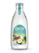 250ml glass bottle 100 pure original Coconut  water own brand