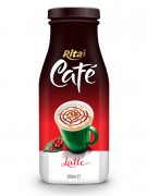 280ml Glass bottle Latte Coffee Robusta