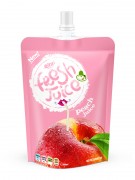 High quality peach juice in 300ml bag packing 