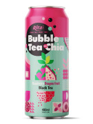 Best Quality Bubble Tea With Chia Raspberry And Dragon Fruit