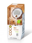 Coco Milk with  coffee flavour in aseptic 200ml
