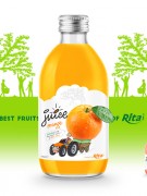 Wholesale FRUIT JUICE Orange in Glass bottle