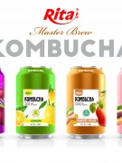 Design private label water Kombucha in can