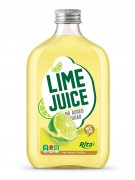 345ml glass bottle Lime juice drink