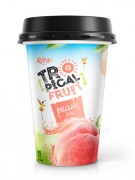 PP cup 330ml fruit peach juice