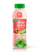 Aloe vera with pulp drink apple flavor