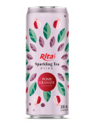 330ml Sleek Can Sparkling Tea Drink Pomegranate Flavor