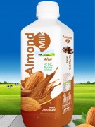 Almond milk with chocolate flavor 1000 ml PP bottle