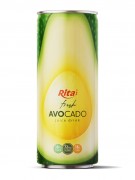 Premium quality 250ml canned avocado juice drink