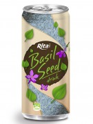 250ml Can Basil Seed Drink with fruit