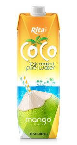 drinking fresh and pure coconut water 1L Paper Box