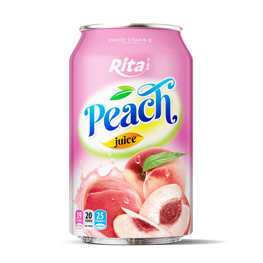 Rita Tropical Peach Juice drink 330ml Can