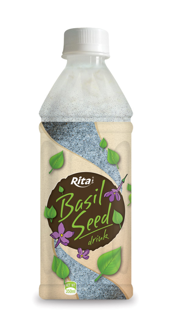 350ml Pet bottle Basil Seed Drink RITA Beverage