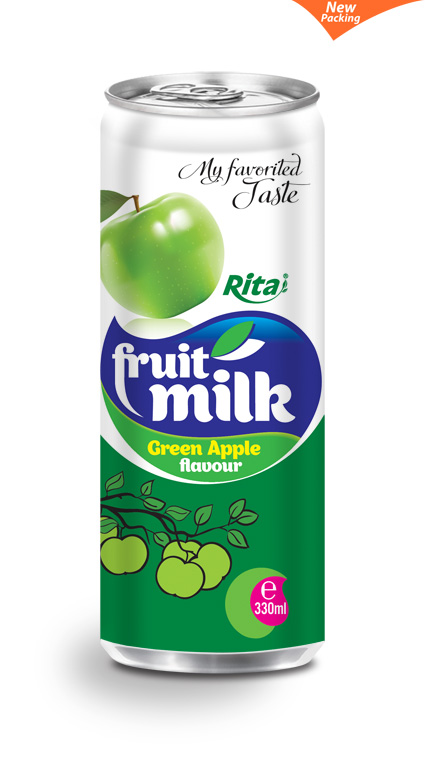 330ml Green Apple Milk RITA Beverage