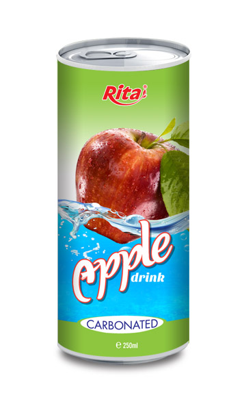 Carbonated apple outlet juice