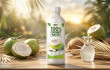 RITA pure young coconut water in a 1L PET bottle