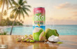 RITA natural coconut water pistachio drink in a 320ml can