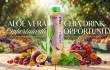 Aloe vera drink with chia seeds