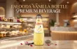 Falooda vanilla drink in a 290ml glass bottle