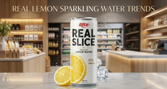Real Lemon Sparkling Water in Slim Cans — Market Trends and B2B Opportunities for Importers