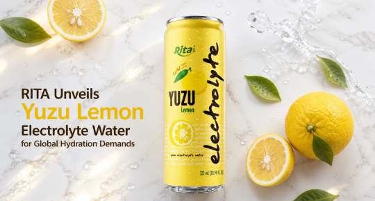 RITA Unveils Yuzu Lemon Electrolyte Water for Global Hydration Demands