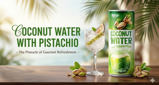 Coconut Water With Pistachio – The Pinnacle of Gourmet Refreshment