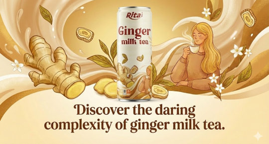 Discover the daring complexity of ginger milk tea