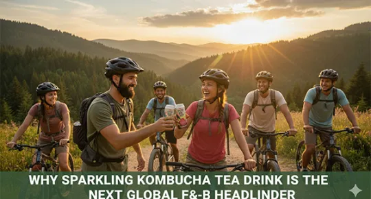 Why Sparkling Kombucha Tea Drink Is the Next Global F&B Headliner