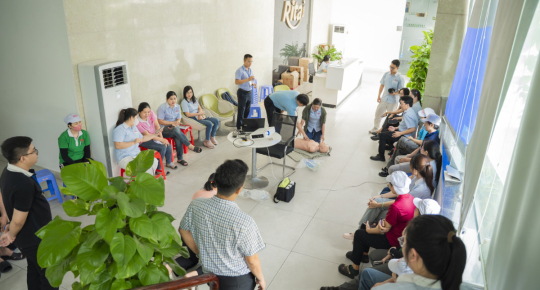 First Aid and Occupational Safety Training Course at Rita Company