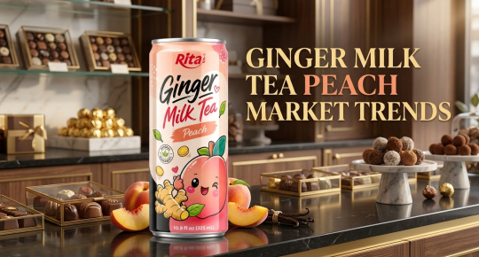 Ready to Drink Ginger Milk Tea With Peach Flavor Market Trends and Opportunities for US and European Importers