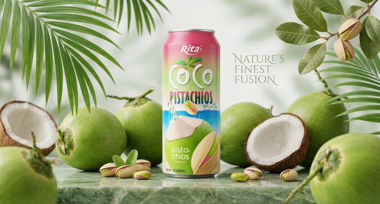 RITA natural coconut water pistachio drink 500ml