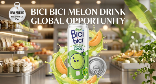 Bici Bici 325ml Melon Drink With Nata De Coco Creating New Opportunities in the Global Beverage Market
