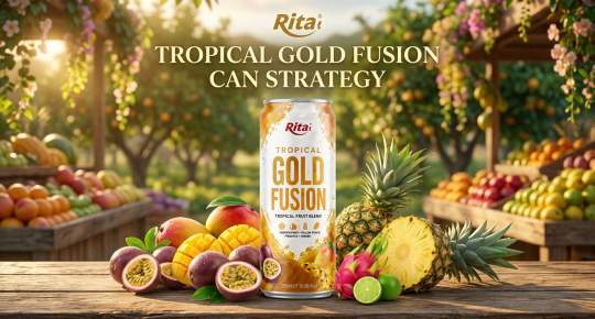 Tropical Gold Fusion Fruit Blend in a 325ml can