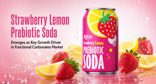 Strawberry Lemon Prebiotic Soda Emerges as Key Growth Driver in Functional Carbonates Market