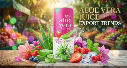 Aloe vera juice export trends for US and Europe in 2026