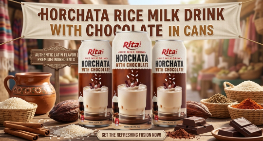 Horchata Rice Milk Drink with Chocolate in Cans — Market Trends and Opportunities for US Importers