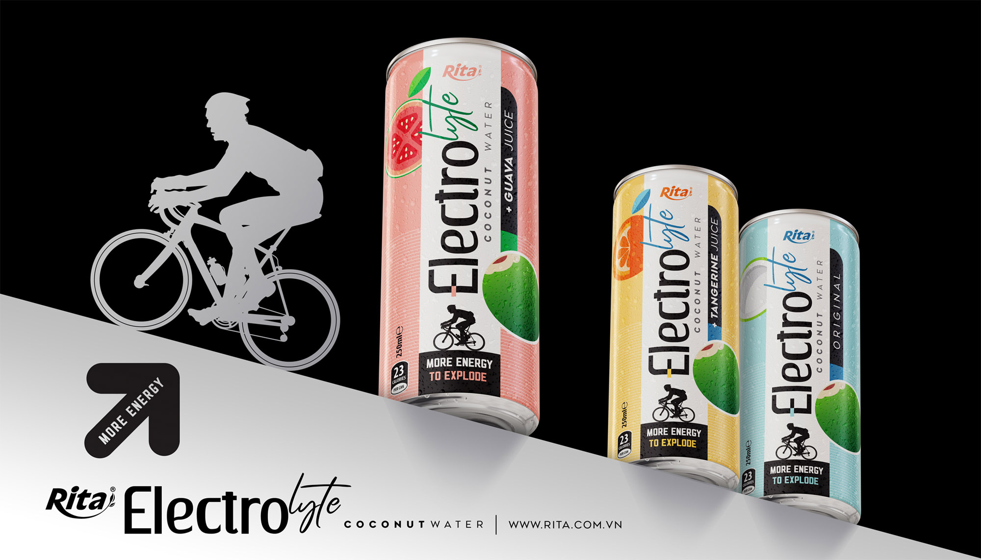 3D Electrolyte Coconut water with fruit juice