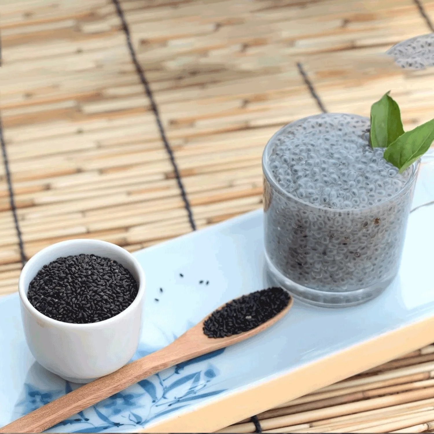 Basil seed can be combined with many other ingredients to make a refreshing drink