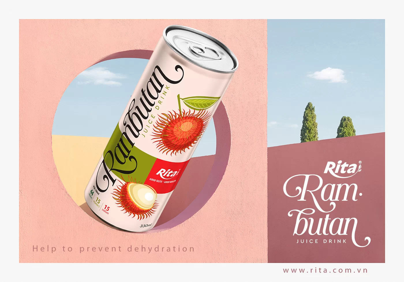 Design Rambutan juice drink 320ml