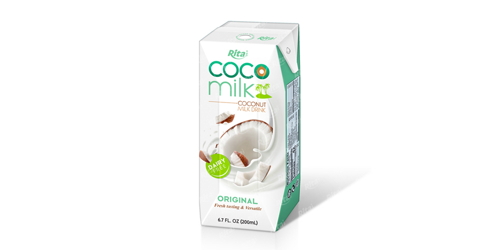 Rita Coconut Milk Original Flavor 200ml Paper Box