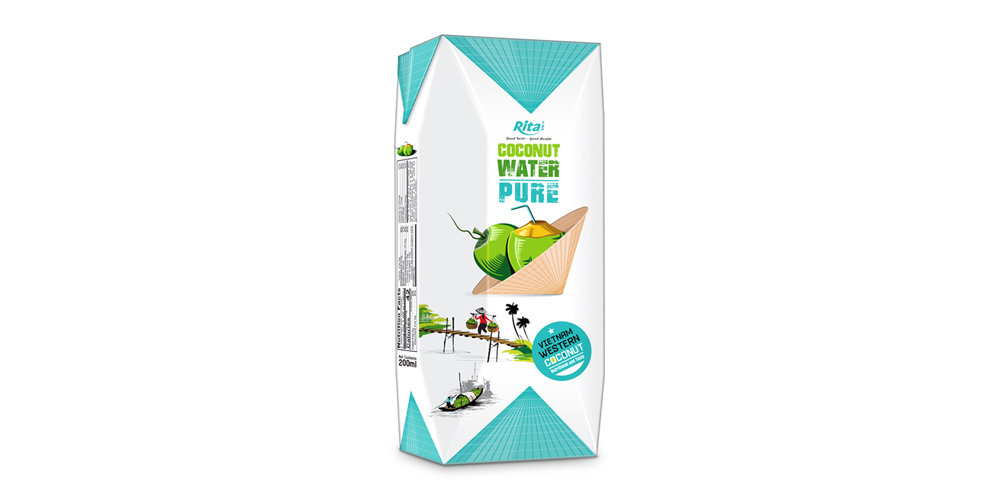 Rita Pure Coconut Water 200ml Paper Box