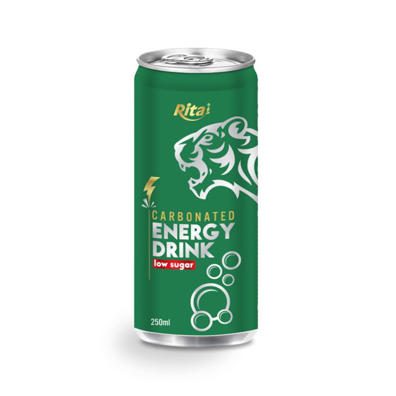 250ml Carbonated energy drink low sugar
