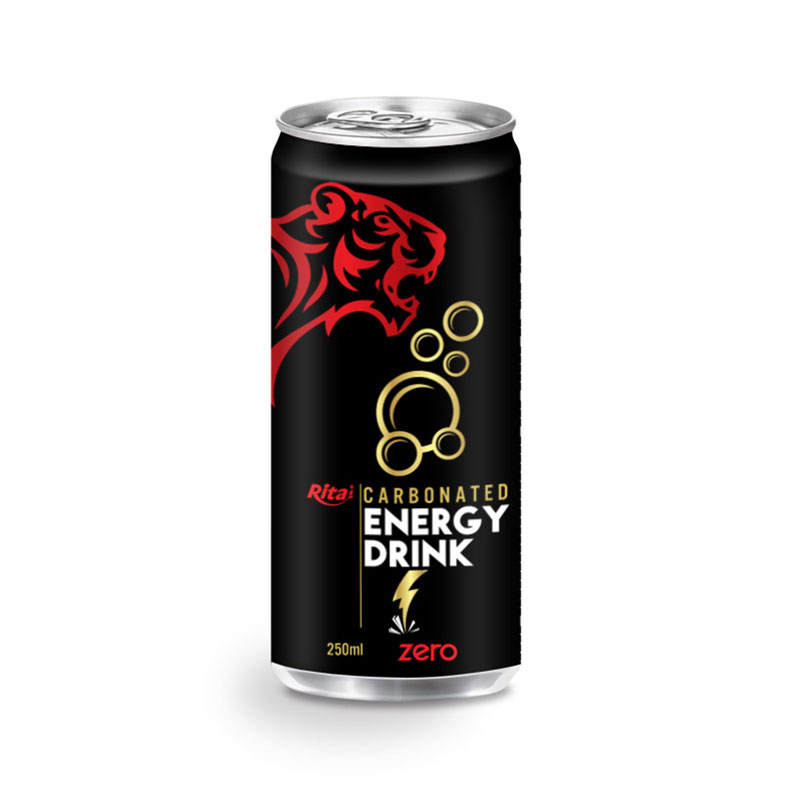 250ml Carbonated energy drink zero