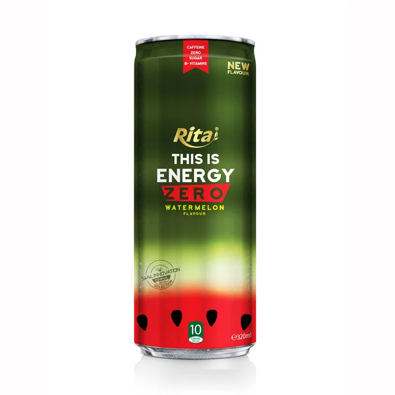 Watermelon Flavour Energy Drink 320ml Slim Can 320ml Slim Can Watermelon Flavour Energy Drink