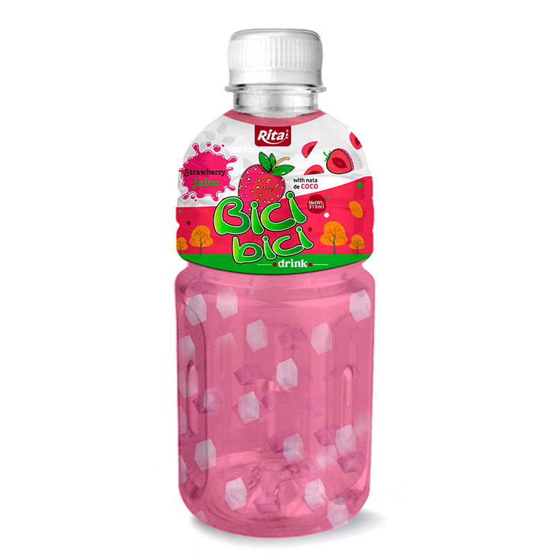310ml Pet Bottle Strawberry Juice Bici Bici 