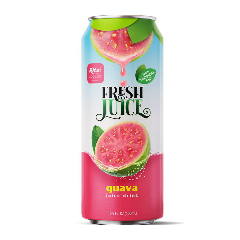 Rita Fresh Guava Fruit Juice 500ml Can