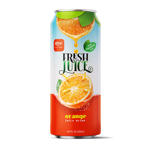 Rita Fresh Orange fruit Juice 500ml Can