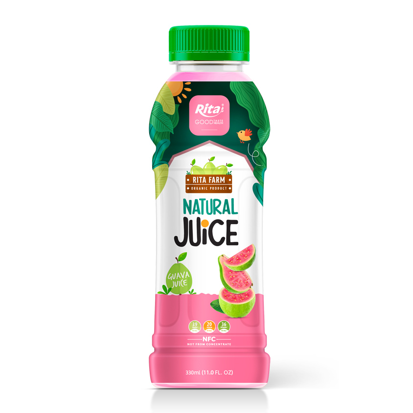 Rita Natural Oganic Guava Juice 330ml Pet Bottle