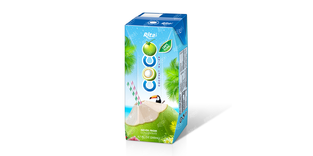 Best Quality Coconut Water 200ml Paper Box